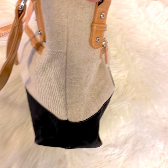 Stone Mountain Spectator Tote Bag Black and Tan Cloth - Picture 8 of 8